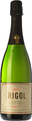 7,95 € 送料無料 | 白スパークリングワイン Rigol Brut 若い D.O. Cava カタロニア スペイン Macabeo, Xarel·lo, Parellada ボトル 75 cl