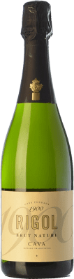 8,95 € Envío gratis | Espumoso Blanco Rigol Brut Nature Joven D.O. Cava Cataluña España Macabeo, Xarel·lo, Parellada 75 cl