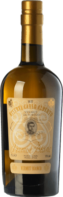 44,95 € Envío gratis | Vermut Riserva Carlo Alberto Bianco — Blanco Reserva Piemonte Italia 75 cl