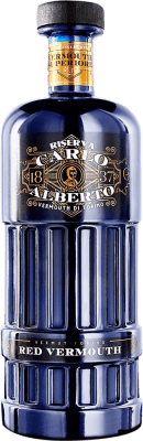 39,95 € Free Shipping | Vermouth Riserva Carlo Alberto Rosso Reserve Piemonte Italy Bottle 75 cl