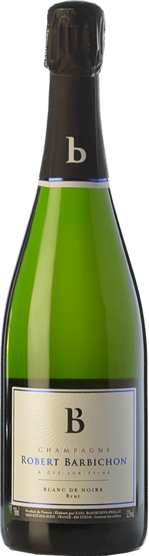 42,95 € Spedizione Gratuita | Spumante bianco Robert Barbichon Blanc de Noirs Brut A.O.C. Champagne champagne Francia Pinot Nero Bottiglia 75 cl