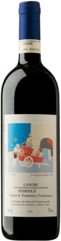 39,95 € Бесплатная доставка | Красное вино Roberto Voerzio Disanfrancesco D.O.C. Langhe Пьемонте Италия Nebbiolo бутылка 75 cl