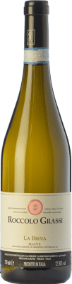 13,95 € Free Shipping | White wine Roccolo Grassi La Broia D.O.C. Soave Veneto Italy Garganega Bottle 75 cl