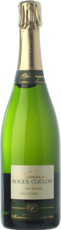 159,95 € 送料無料 | 白スパークリングワイン Roger Coulon Blanc de Noirs Millésimé Brut グランド・リザーブ A.O.C. Champagne シャンパン フランス Pinot Black, Pinot Meunier ボトル 75 cl