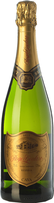 17,95 € Spedizione Gratuita | Spumante Bianco Roger Goulart Brut Riserva D.O. Cava Catalogna Spagna Macabeo, Xarel·lo, Parellada 75 cl