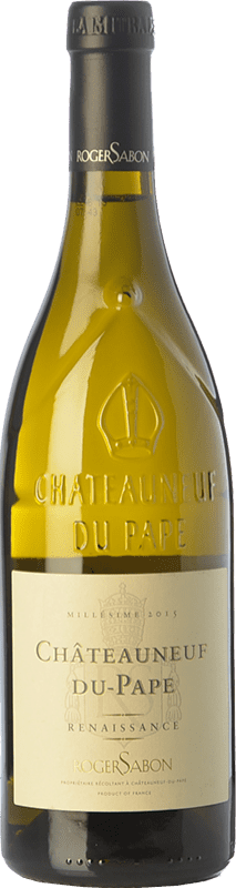 38,95 € 送料無料 | 白ワイン Roger Sabon Renaissance Crianza — クリアンサ A.O.C. Châteauneuf-du-Pape ローヌ フランス Garnacha — グルナッシュ, Roussanne — ルーサンヌ, Bourboulenc — ブルブランク, Clairette — クレレット ボトル 75 cl