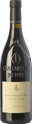 37,95 € 免费送货 | 红酒 Roger Sabon Les Olivets 岁 A.O.C. Châteauneuf-du-Pape 罗纳 法国 Syrah, Grenache, Cinsault 瓶子 75 cl