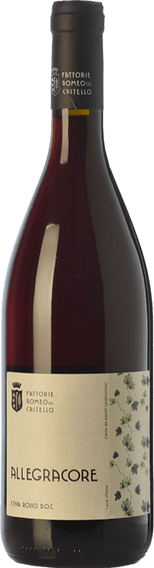 25,95 € Free Shipping | Red Wine Romeo del Castello Allegracore D.O.C. Etna Sicily Italy Nerello Bottle 75 cl