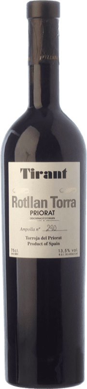 43,95 € Free Shipping | Red wine Rotllan Torra Tirant Aged D.O.Ca. Priorat Catalonia Spain Merlot, Syrah, Grenache, Cabernet Sauvignon, Carignan Bottle 75 cl