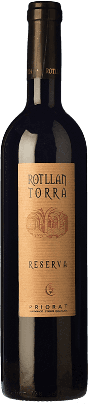 10,95 € 免费送货 | 红酒 Rotllan Torra 预订 D.O.Ca. Priorat 加泰罗尼亚 西班牙 Grenache, Cabernet Sauvignon, Carignan 瓶子 75 cl