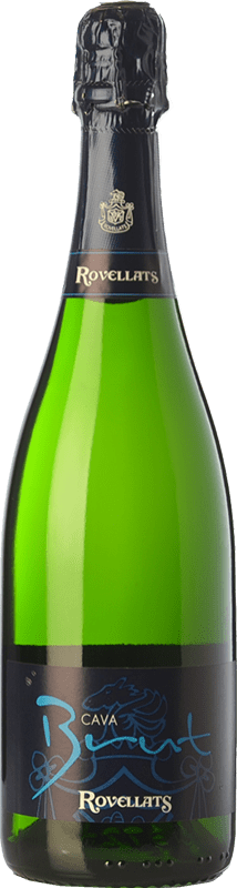 9,95 € 免费送货 | 白起泡酒 Rovellats 香槟 预订 D.O. Cava 加泰罗尼亚 西班牙 Macabeo, Xarel·lo, Parellada 瓶子 75 cl
