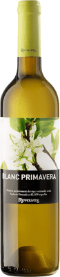 9,95 € Spedizione Gratuita | Vino bianco Rovellats Blanc Primavera D.O. Penedès Catalogna Spagna Macabeo, Xarel·lo, Parellada Bottiglia 75 cl