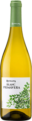 10,95 € Envio grátis | Vinho branco Rovellats Blanc Primavera D.O. Penedès Catalunha Espanha Macabeo, Xarel·lo, Parellada Garrafa 75 cl