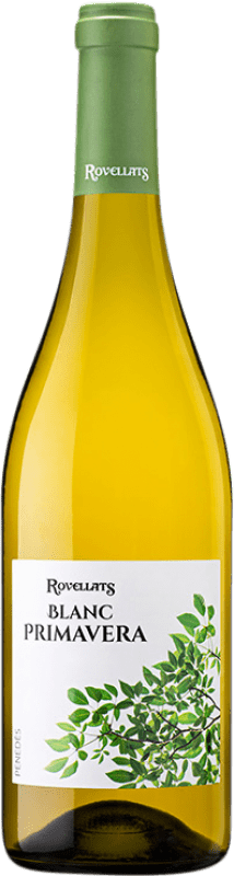 8,95 € Free Shipping | White wine Rovellats Blanc Primavera D.O. Penedès Catalonia Spain Macabeo, Xarel·lo, Parellada Bottle 75 cl