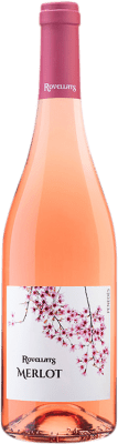 11,95 € Free Shipping | Rosé wine Rovellats Rosat D.O. Penedès Catalonia Spain Merlot Bottle 75 cl