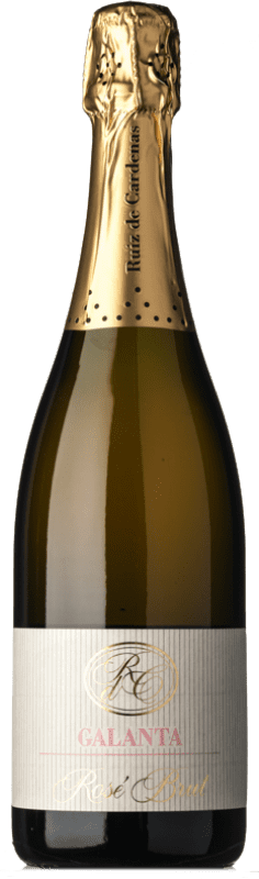 19,95 € Kostenloser Versand | Rosé Sekt Ruiz de Cardenas Galanta Rosé Brut Italien Pinot Schwarz, Chardonnay Flasche 75 cl