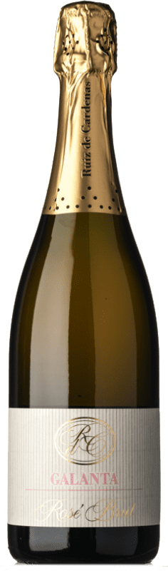 21,95 € Kostenloser Versand | Rosé Sekt Ruiz de Cardenas Galanta Rosé Brut Italien Spätburgunder, Chardonnay Flasche 75 cl