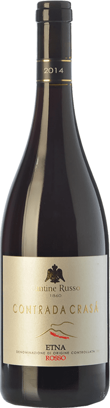 26,95 € Free Shipping | Red Wine Russo Contrada Crasà D.O.C. Etna Sicily Italy Nerello Bottle 75 cl