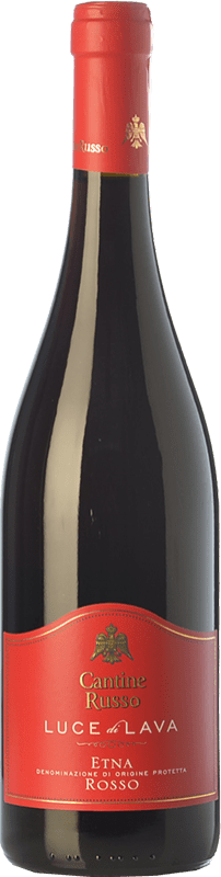 16,95 € Free Shipping | Red wine Russo Rosso Luce di Lava D.O.C. Etna Sicily Italy Nerello Mascalese, Nerello Cappuccio Bottle 75 cl