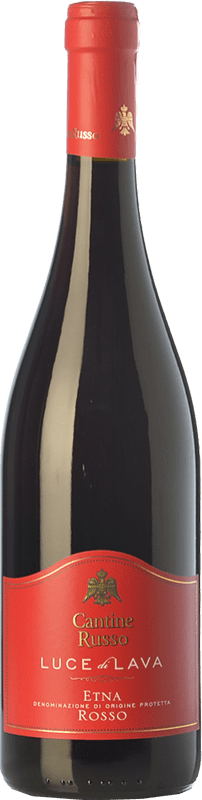 17,95 € Envío gratis | Vino Tinto Russo Luce di Lava D.O.C. Etna Sicilia Italia Nerello Botella 75 cl