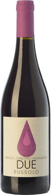 9,95 € Free Shipping | Red wine Russolo Due Rosso I.G.T. Friuli-Venezia Giulia Friuli-Venezia Giulia Italy Merlot, Cabernet Sauvignon Bottle 75 cl