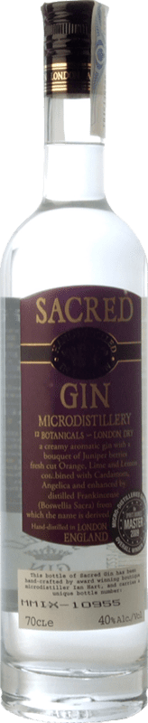 32,95 € Бесплатная доставка | Джин Sacred Gin Объединенное Королевство бутылка 70 cl