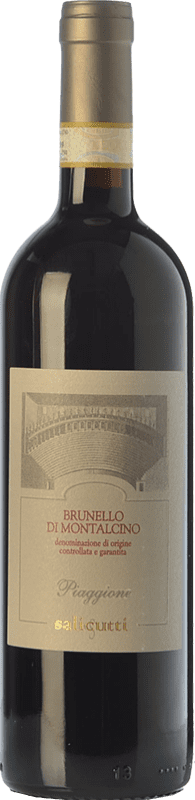 215,95 € Free Shipping | Red wine Salicutti Piaggione D.O.C.G. Brunello di Montalcino Tuscany Italy Sangiovese Organic Bottle 75 cl