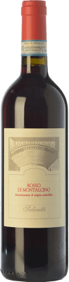 25,95 € Envío gratis | Vino tinto Salicutti D.O.C. Rosso di Montalcino Toscana Italia Sangiovese Botella 75 cl