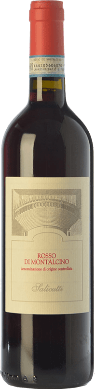19,95 € Free Shipping | Red wine Salicutti D.O.C. Rosso di Montalcino Tuscany Italy Sangiovese Bottle 75 cl
