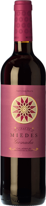 6,95 € Free Shipping | Red wine San Alejandro Viñas de Miedes Young D.O. Calatayud Aragon Spain Grenache Bottle 75 cl