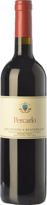61,95 € Free Shipping | Red wine San Giusto a Rentennano Percarlo I.G.T. Toscana Tuscany Italy Sangiovese Bottle 75 cl