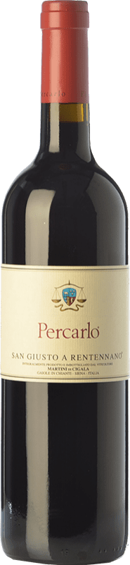 82,95 € Spedizione Gratuita | Vino rosso San Giusto a Rentennano Percarlo I.G.T. Toscana Toscana Italia Sangiovese Bottiglia 75 cl