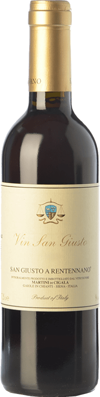 58,95 € Free Shipping | Sweet wine San Giusto a Rentennano Vin San Giusto I.G.T. Toscana Tuscany Italy Malvasía, Trebbiano Half Bottle 37 cl