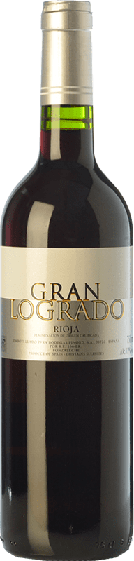 12,95 € Бесплатная доставка | Красное вино San Martín de Ábalos Gran Logrado Cosecha молодое D.O.Ca. Rioja Ла-Риоха Испания Tempranillo — Темпранильо, Viura — Виура Бутылка 75 cl