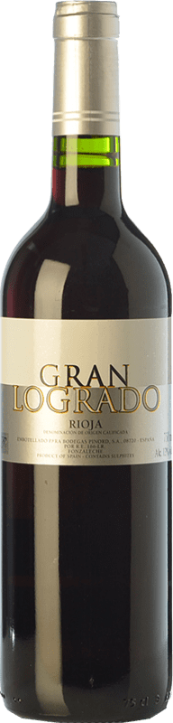 12,95 € 送料無料 | 赤ワイン San Martín de Ábalos Gran Logrado Cosecha 若い D.O.Ca. Rioja ラ・リオハ スペイン Tempranillo, Viura ボトル 75 cl