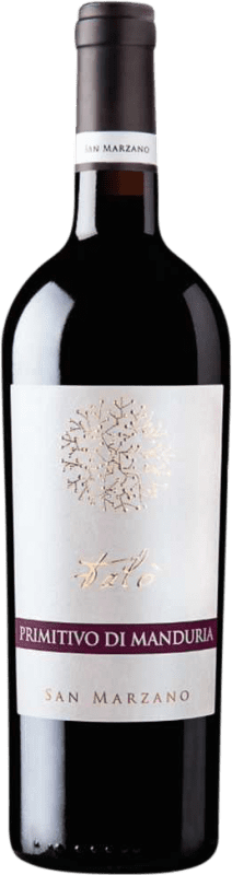 14,95 € Free Shipping | Red wine San Marzano Talò D.O.C. Primitivo di Manduria Puglia Italy Primitivo Bottle 75 cl