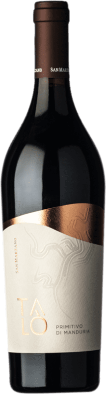 12,95 € Envio grátis | Vinho tinto San Marzano Talò D.O.C. Primitivo di Manduria Puglia Itália Primitivo Garrafa 75 cl