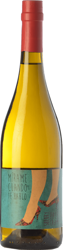 14,95 € Spedizione Gratuita | Crema di Liquore Sánchez Romate Mírame Cuando Te Hablo Pale D.O. Manzanilla-Sanlúcar de Barrameda Andalusia Spagna Palomino Fino, Moscato d'Alessandria Bottiglia 75 cl