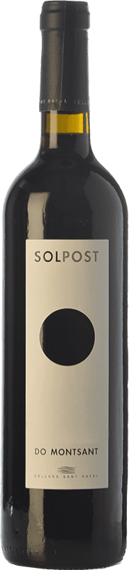 19,95 € Free Shipping | Red wine Sant Rafel Solpost Aged D.O. Montsant Catalonia Spain Grenache, Cabernet Sauvignon, Carignan Bottle 75 cl