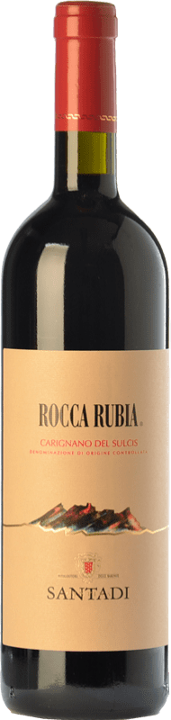 22,95 € Free Shipping | Red wine Santadi Riserva Rocca Rubia Reserve D.O.C. Carignano del Sulcis Sardegna Italy Carignan Bottle 75 cl