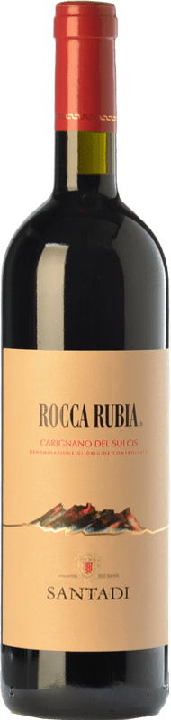 31,95 € 免费送货 | 红葡萄酒 Santadi Rocca Rubia 珍藏 D.O.C. Carignano del Sulcis 撒丁岛 意大利 Cariñena — 佳丽酿 75 cl