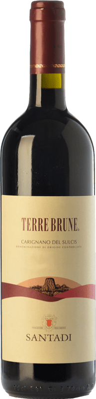 56,95 € Бесплатная доставка | Красное вино Santadi Superiore Terre Brune D.O.C. Carignano del Sulcis Sardegna Италия Carignan, Bobal бутылка 75 cl