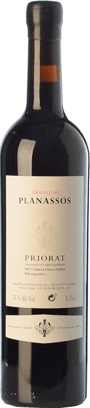 124,95 € Бесплатная доставка | Красное вино Saó del Coster Planassos старения D.O.Ca. Priorat Каталония Испания Carignan бутылка 75 cl