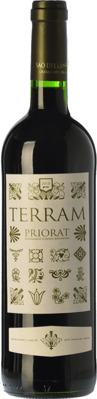 32,95 € Free Shipping | Red wine Saó del Coster Terram Reserve D.O.Ca. Priorat Catalonia Spain Syrah, Grenache, Cabernet Sauvignon, Carignan Bottle 75 cl