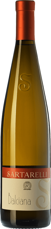35,95 € Бесплатная доставка | Белое вино Sartarelli Superiore Balciana D.O.C. Verdicchio dei Castelli di Jesi Marche Италия Verdicchio бутылка 75 cl