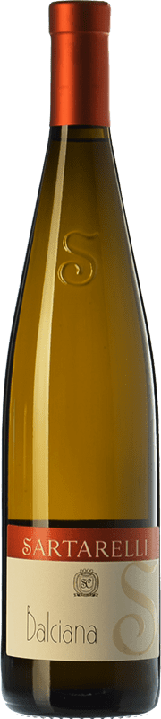 37,95 € Spedizione Gratuita | Vino bianco Sartarelli Superiore Balciana D.O.C. Verdicchio dei Castelli di Jesi Marche Italia Verdicchio Bottiglia 75 cl