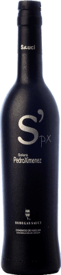 23,95 € Kostenloser Versand | Süßer Wein Sauci S' PX Solera D.O. Condado de Huelva Andalusien Spanien Pedro Ximénez Medium Flasche 50 cl