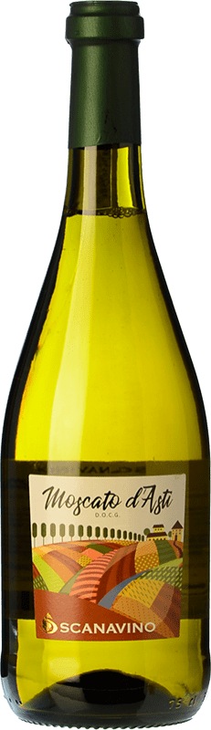 18,95 € 送料無料 | 甘口ワイン Scanavino D.O.C.G. Moscato d'Asti ピエモンテ イタリア Muscat ボトル 75 cl