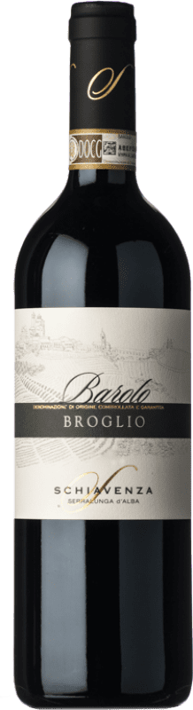43,95 € Envío gratis | Vino tinto Schiavenza Broglio D.O.C.G. Barolo Piemonte Italia Nebbiolo Botella 75 cl