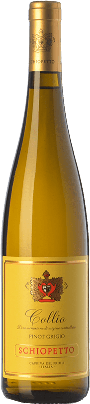 26,95 € Free Shipping | White Wine Schiopetto D.O.C. Collio Friuli-Venezia Giulia Italy Pinot Gris Bottle 75 cl